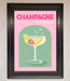 Champagne Cocktail Framed Poster - Hi Society
