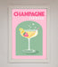 Champagne Cocktail Framed Poster - Hi Society