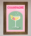 Champagne Cocktail Framed Poster - Hi Society