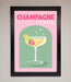 Champagne Cocktail Framed Poster - Hi Society