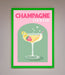 Champagne Cocktail Framed Poster - Hi Society
