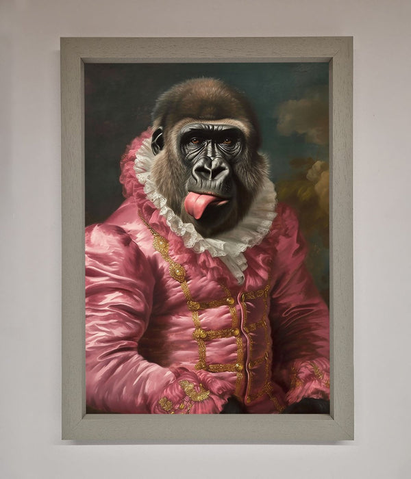 Cheeky Gorilla Framed Poster - Hi Society