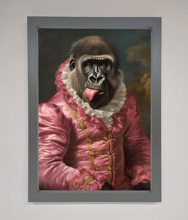 Cheeky Gorilla Framed Poster - Hi Society