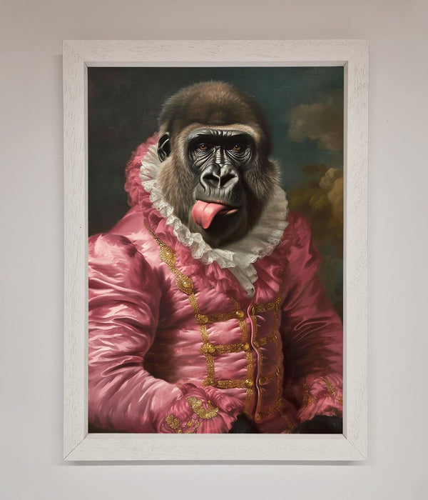 Cheeky Gorilla Framed Poster - Hi Society