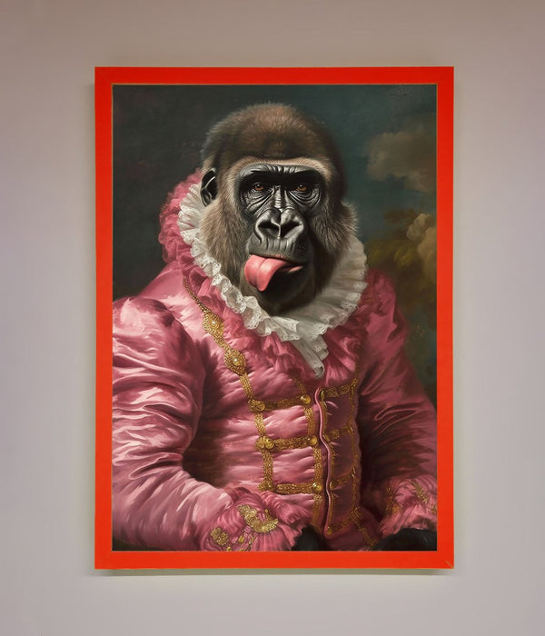 Cheeky Gorilla Framed Poster - Hi Society