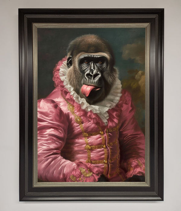 Cheeky Gorilla Framed Poster - Hi Society