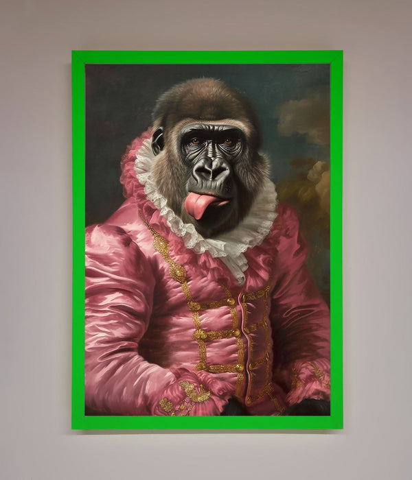 Cheeky Gorilla Framed Poster - Hi Society