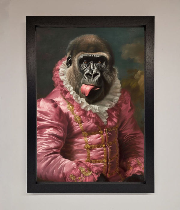 Cheeky Gorilla Framed Poster - Hi Society