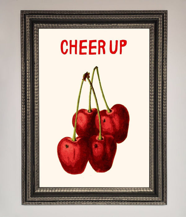 Cheer Up Cherries Framed Wall Art - Hi Society