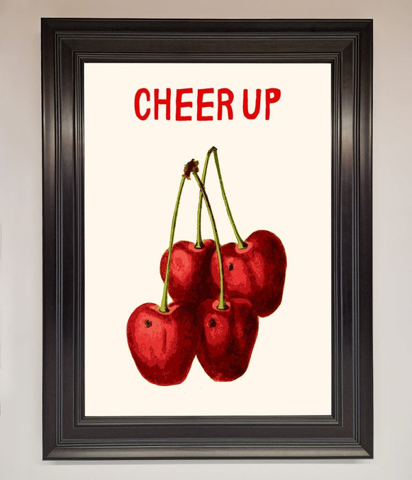 Cheer Up Cherries Framed Wall Art - Hi Society
