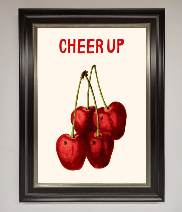 Cheer Up Cherries Framed Wall Art - Hi Society