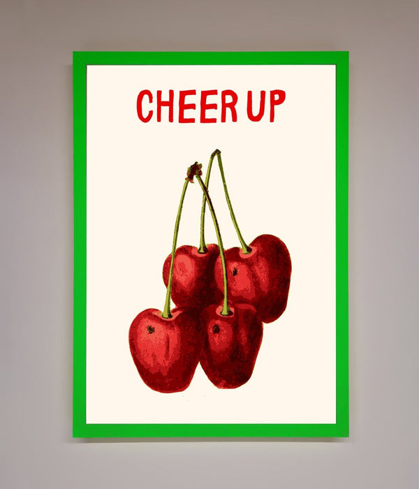Cheer Up Cherries Framed Wall Art - Hi Society