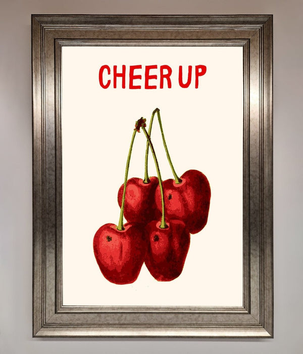 Cheer Up Cherries Framed Wall Art - Hi Society