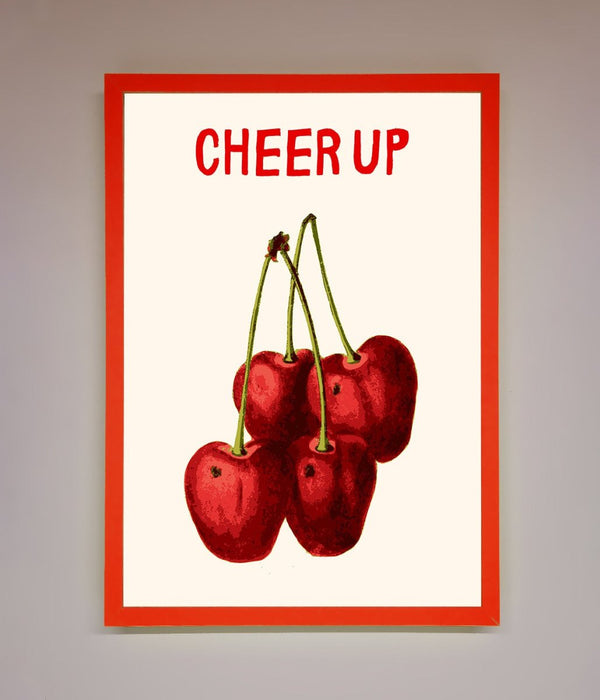 Cheer Up Cherries Framed Wall Art - Hi Society