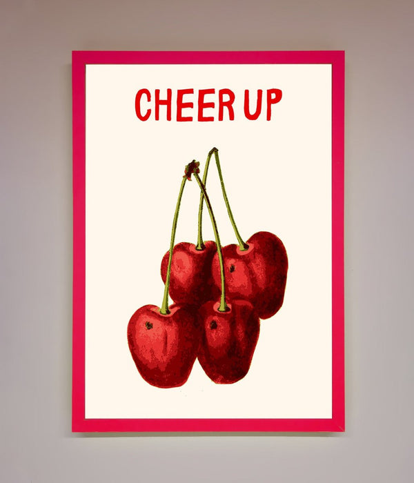 Cheer Up Cherries Framed Wall Art - Hi Society