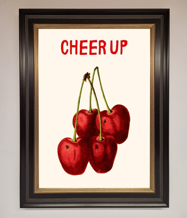 Cheer Up Cherries Framed Wall Art - Hi Society