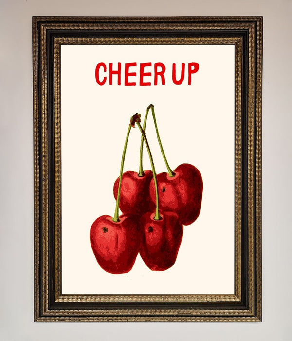 Cheer Up Cherries Framed Wall Art - Hi Society