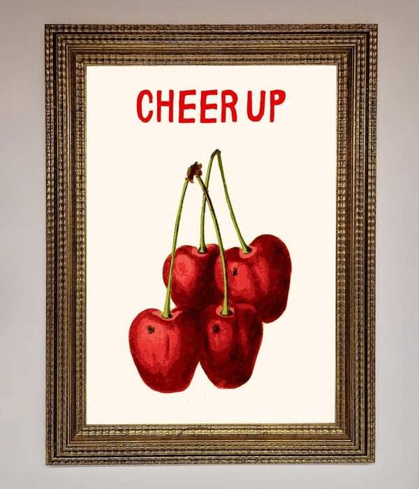 Cheer Up Cherries Framed Wall Art - Hi Society