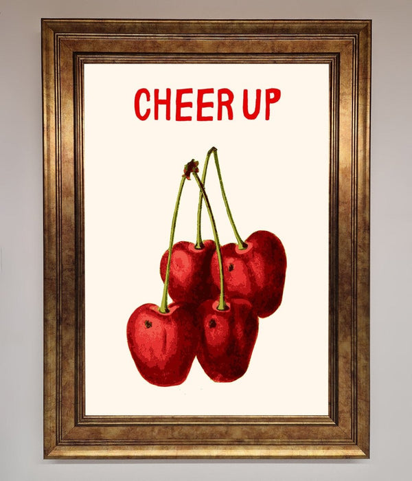 Cheer Up Cherries Framed Wall Art - Hi Society
