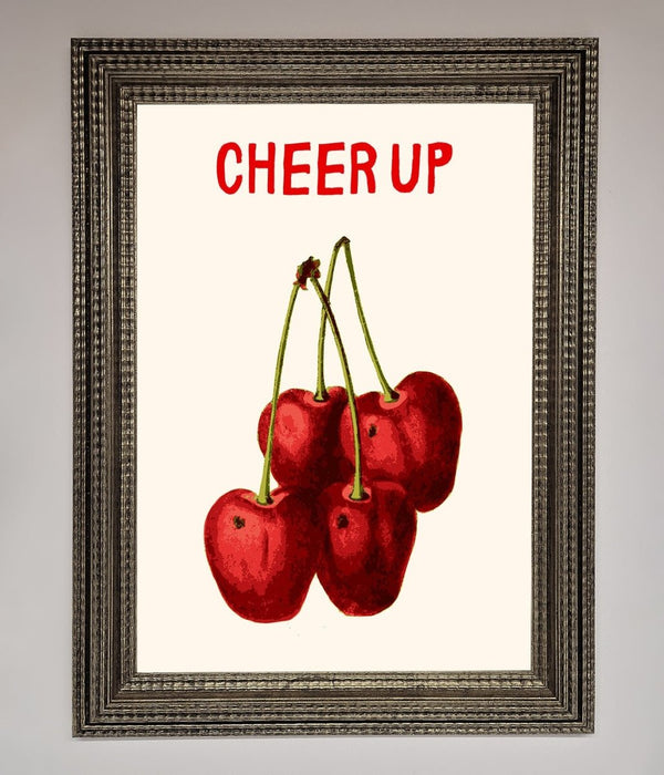Cheer Up Cherries Framed Wall Art - Hi Society