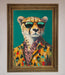 Cheetah With Sunglasses Framed Print - Hi Society