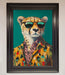 Cheetah With Sunglasses Framed Print - Hi Society