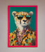 Cheetah With Sunglasses Framed Print - Hi Society