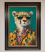 Cheetah With Sunglasses Framed Print - Hi Society
