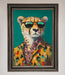 Cheetah With Sunglasses Framed Print - Hi Society
