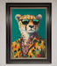 Cheetah With Sunglasses Framed Print - Hi Society