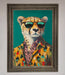 Cheetah With Sunglasses Framed Print - Hi Society