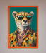 Cheetah With Sunglasses Framed Print - Hi Society