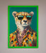 Cheetah With Sunglasses Framed Print - Hi Society