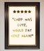 Chef Was Cute Foil Print - Hi Society