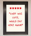 Chef Was Cute Framed Wall Art - Hi Society