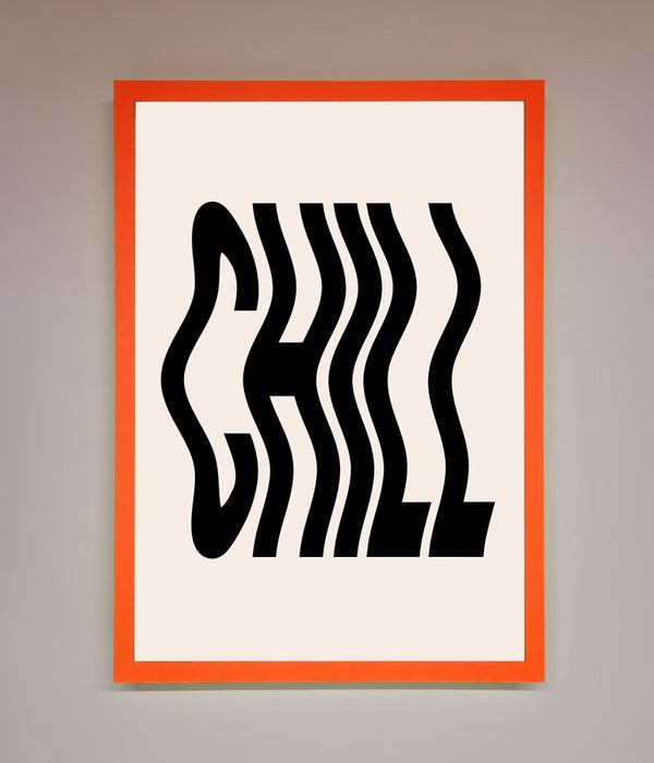 Chill Beige Framed Poster - Hi Society