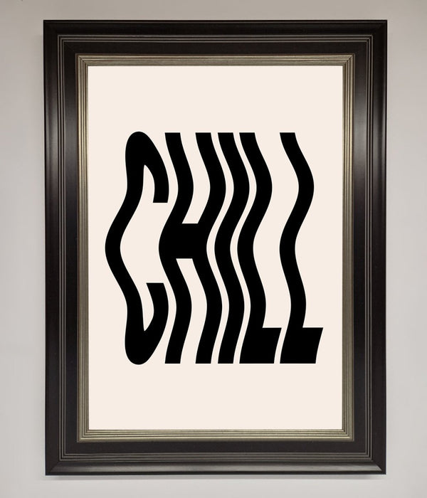 Chill Beige Framed Poster - Hi Society