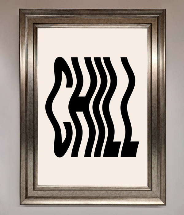 Chill Beige Framed Poster - Hi Society