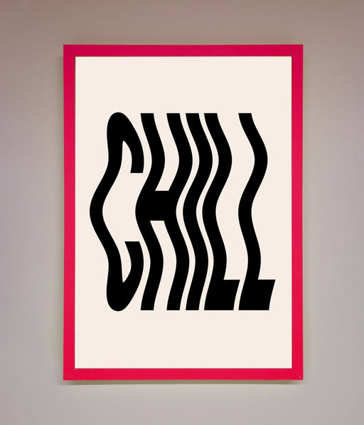 Chill Beige Framed Poster - Hi Society