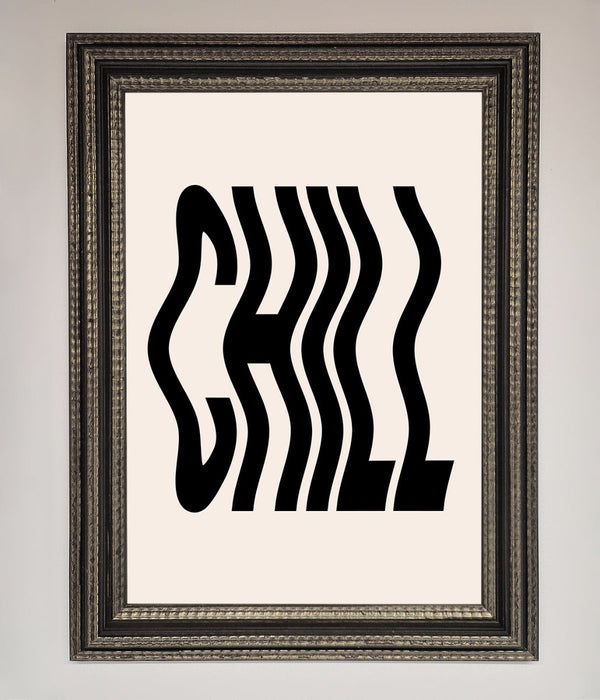 Chill Beige Framed Poster - Hi Society