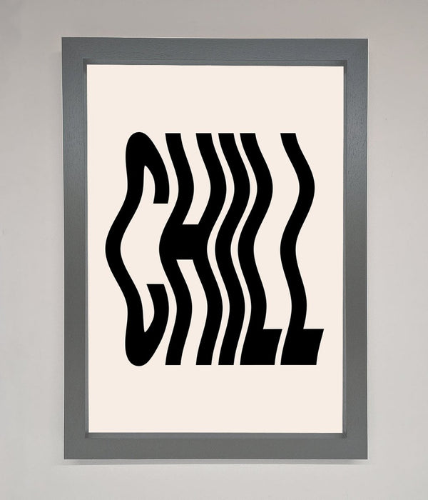 Chill Beige Framed Poster - Hi Society