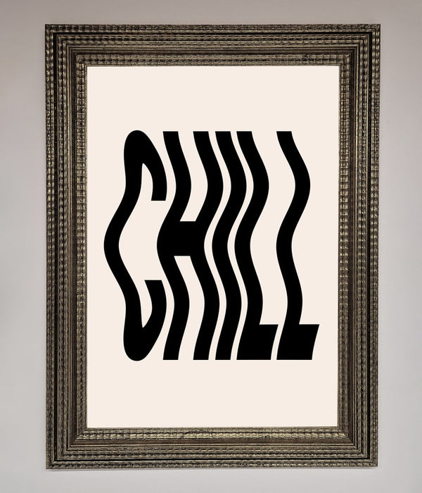 Chill Beige Framed Poster - Hi Society