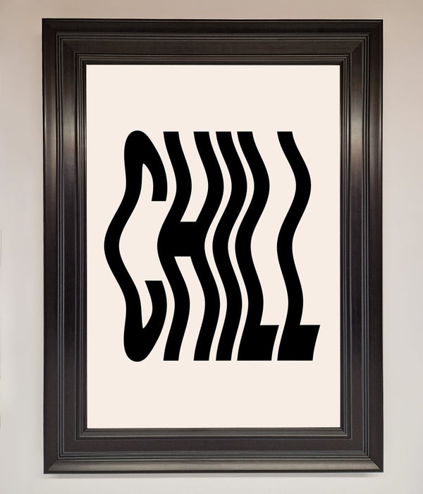 Chill Beige Framed Poster - Hi Society
