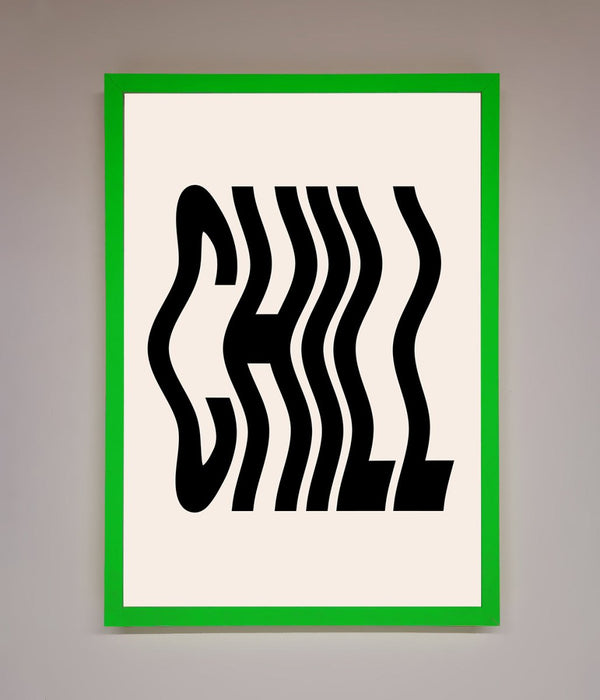 Chill Beige Framed Poster - Hi Society