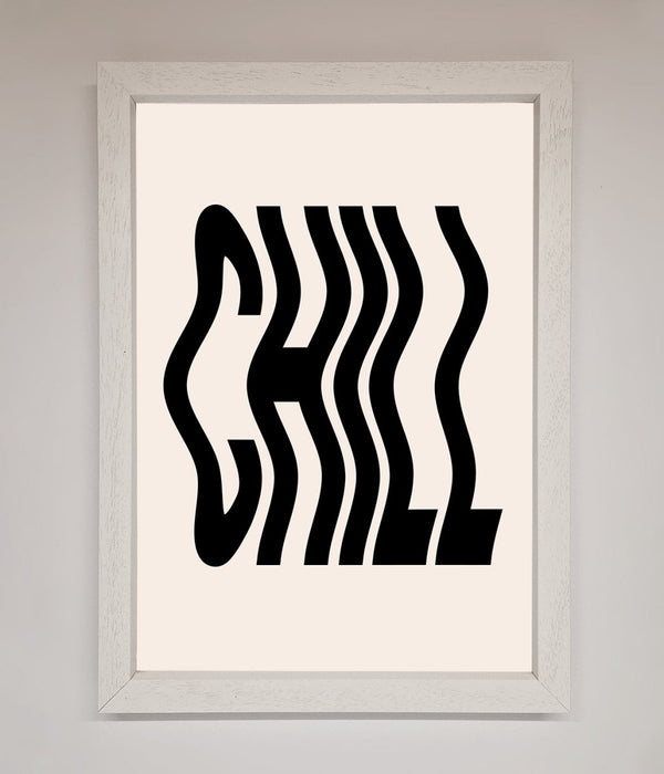 Chill Beige Framed Poster - Hi Society