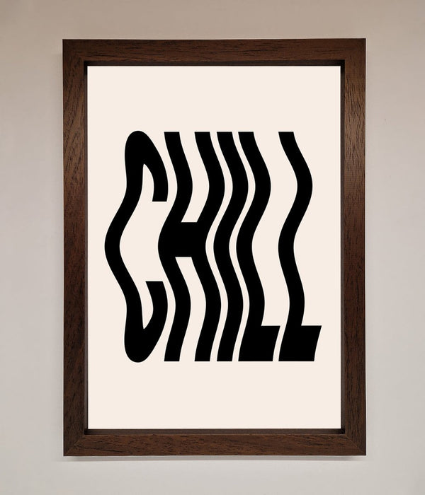 Chill Beige Framed Poster - Hi Society