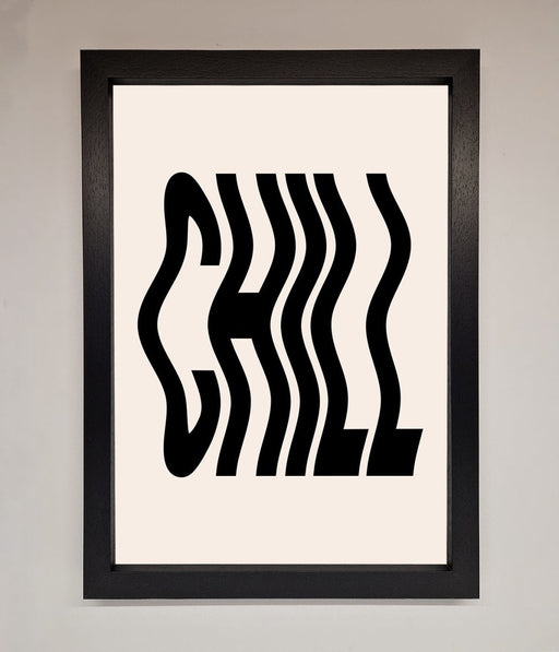 Chill Beige Framed Poster - Hi Society