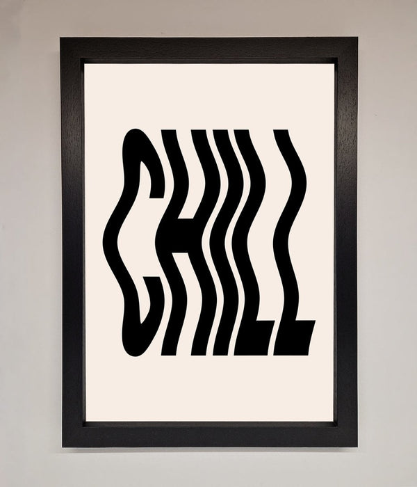 Chill Beige Framed Poster - Hi Society