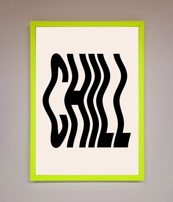 Chill Beige Framed Poster - Hi Society