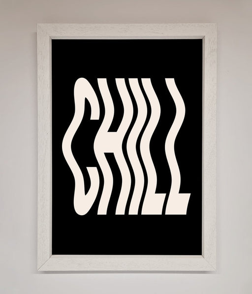 Chill Black Framed Wall Art - Hi Society